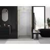 Mexen Exo Schiebetüren 120 cm, transparent, gold - 8151-120-000-50-00