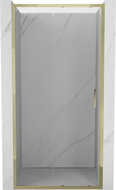 Mexen Exo Schiebetür 125 cm, transparent, Gold - 8151-125-000-50-00