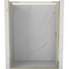 Mexen Exo Schiebetür Duschabtrennung 135 cm, transparent, gold - 8151-135-000-50-00