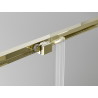 Mexen Exo Schiebetür für Dusche 155 cm, transparent, gold - 8151-155-000-50-00