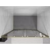 Mexen Exo Duschdoppeltür, Schiebetür 130 cm, transparent, gold - 8152-130-000-50-00