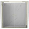 Mexen Exo doppelt verschiebbare Duschabtrennung 180 cm, transparent, gold - 8152-180-000-50-00