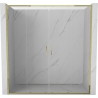 Mexen Exo Doppelschiebetüren 190 cm, transparent, gold - 8152-190-000-50-00