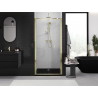 Mexen Exo faltbare Duschabtrennung 70 cm, transparent, gold - 816-070-000-50-00
