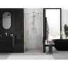 Mexen Exo Faltbare Duschabtrennung 85 cm, transparent, gold - 816-085-000-50-00
