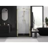 Mexen Exo faltbare Duschabtrennung 90 cm, transparent, gold - 816-090-000-50-00