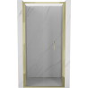 Mexen Exo faltbare Duschabtrennung 90 cm, transparent, gold - 816-090-000-50-00