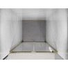Mexen Exo-F faltbare Duschabtrennung 95 cm, transparent, gold - 816-095-000-50-00