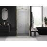 Mexen Exo Duschklapptür 85 cm, transparent, gold - 817-085-000-50-00