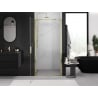 Mexen Exo Duschklapptür 85 cm, transparent, gold - 817-085-000-50-00