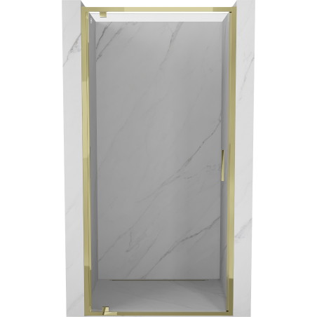 Mexen Exo Duschschwingtür 60 cm, transparent, gold - 8181-060-000-50-00