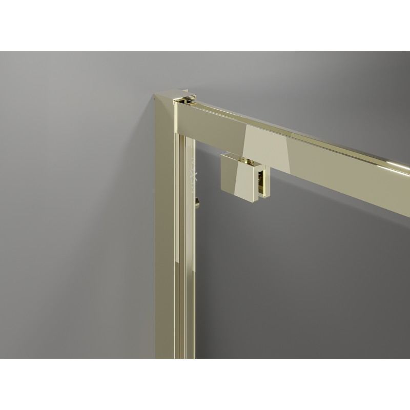 Mexen Exo-BR Duschschwingtür 75 cm, transparent, gold - 8181-075-000-50-00
