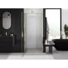 Mexen Exo Duschdrehtüren 80 cm, transparent, gold - 8181-080-000-50-00