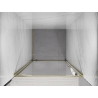 Mexen Exo Duschdrehtüren 80 cm, transparent, gold - 8181-080-000-50-00
