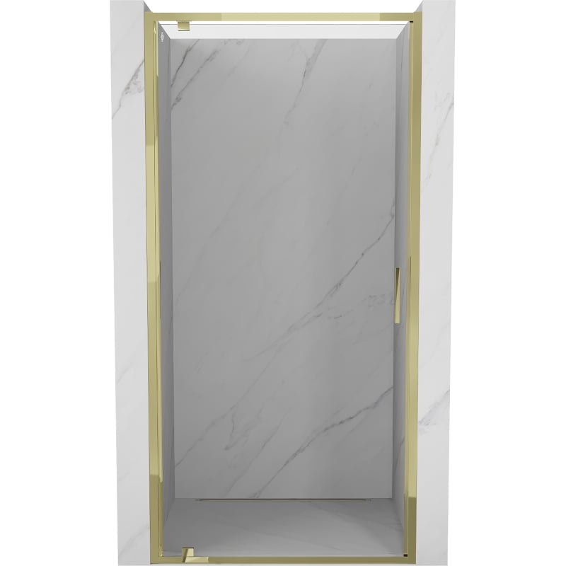 Mexen Exo-BR 85 cm breite Duschdrehtüren, transparent, goldfarben - 8181-085-000-50-00