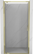 Mexen Exo Duschkabinentür schwenkbar 95 cm, transparent, gold - 8181-095-000-50-00