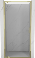 Mexen Exo Duschdrehtür 100 cm, transparent, gold - 8181-100-000-50-00