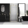 Mexen Exo Duschdoppeltür schwenkbar 70 cm, transparent, gold - 8182-070-000-50-00