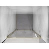 Mexen Exo Duschdoppeltür schwenkbar 70 cm, transparent, gold - 8182-070-000-50-00