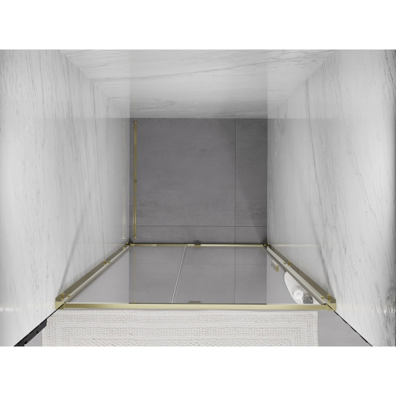 Mexen Exo-R Duschdrehtür 105 cm, transparent, golden - 819-105-000-50-00