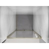 Mexen Exo Duschklapptür 120 cm, transparent, gold - 819-120-000-50-00