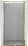 Mexen Exo Duschschwingtür 125 cm, transparent, gold - 819-125-000-50-00