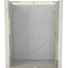 Mexen Exo Duschdrehtür 140 cm, transparent, gold - 819-140-000-50-00
