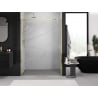 Mexen Exo Duschdrehtür 140 cm, transparent, gold - 819-140-000-50-00