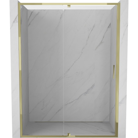 Mexen Exo Duschschwingtür 150 cm, transparent, gold - 819-150-000-50-00