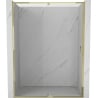 Mexen Exo Duschdrehtür 155 cm, transparent, gold - 819-155-000-50-00