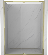 Mexen Exo Duschdrehtür 155 cm, transparent, gold - 819-155-000-50-00