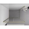 Mexen Exo Duschkabine zum Schieben 150 x 75 cm, transparent, gold - 8151-150-075-50-00