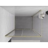 Mexen Exo Duschkabine zum Schieben 155 x 90 cm, transparent, gold - 8151-155-090-50-00