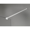Mexen Kioto-X Duschwand Walk-in 110 x 200 cm, transparent 10 mm, weiß - 800-110-101-20-00-X