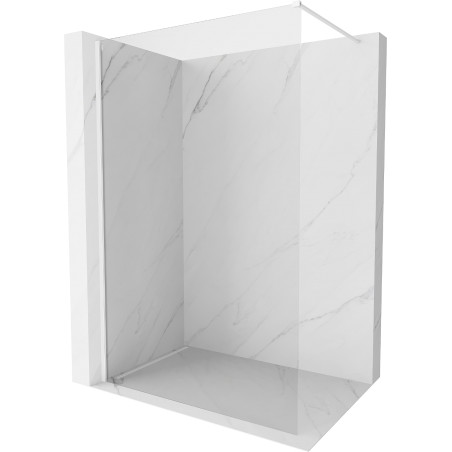 Mexen Kioto-X Duschwand Walk-in 150 x 200 cm, transparent 10 mm, weiß - 800-150-101-20-00-X