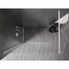 Mexen Kioto-X Walk-In Duschwand 160 x 200 cm, transparent 10 mm, weiß - 800-160-101-20-00-X