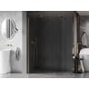 Mexen Kioto-X Duschwand Walk-in 110 x 200 cm, transparent 10 mm, gold - 800-110-101-50-00-X