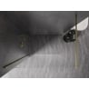 Mexen Kioto-X Duschwand Walk-in 110 x 200 cm, transparent 10 mm, gold - 800-110-101-50-00-X