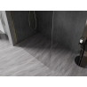 Mexen Kioto-X Duschwand Walk-in 120 x 200 cm, transparent 10 mm, gold - 800-120-101-50-00-X