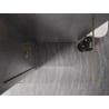 Mexen Kioto-X Duschabtrennung Walk-in 110 x 200 cm, transparent 10 mm, gold gebürstet - 800-110-101-55-00-X