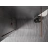 Mexen Kioto-X Walk-in-Duschwand 60 x 200 cm, transparent 10 mm, Roségold - 800-060-101-60-00-X