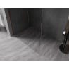 Mexen Kioto-X Duschwand Walk-in 70 x 200 cm, transparent 10 mm, Roségold - 800-070-101-60-00-X