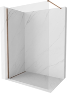 Mexen Kioto-X Duschwand Walk-in 100 x 200 cm, transparent 10 mm, Roségold - 800-100-101-60-00-X
