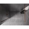 Mexen Kioto-X Duschwand Walk-in 50 x 200 cm, transparent 10 mm, gebürstetes Kupfer - 800-050-101-65-00-X
