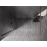 Mexen Kioto-X Duschwand Walk-in 60 x 200 cm, transparent 10 mm, gebürstetes Kupfer - 800-060-101-65-00-X