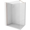 Mexen Kioto-X Duschwand Walk-in 70 x 200 cm, transparent 10 mm, gebürstetes Kupfer - 800-070-101-65-00-X