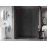 Mexen Kioto-X Duschwand Walk-in 150 x 200 cm, transparent 10 mm, gebürstetes Kupfer - 800-150-101-65-00-X