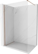 Mexen Kioto-X Duschwand Walk-in 160 x 200 cm, transparent 10 mm, gebürstetes Kupfer - 800-160-101-65-00-X