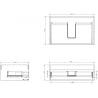 Mexen Box-A Unterschrankkorpus 70 cm, 1 Schublade, Eiche - 91AX0-0700-235-1-81