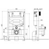 Mexen Fenix Air XS-F Unterputzständer pneumatisch für WC - 6A800